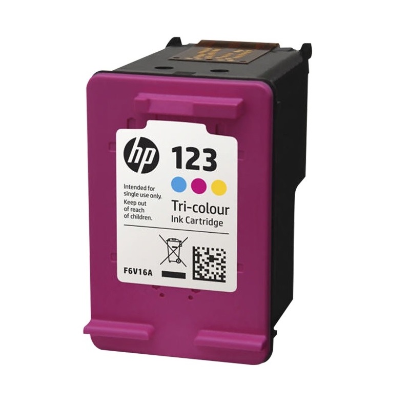 Заправка черного картриджа HP 123 (F6V16AE)