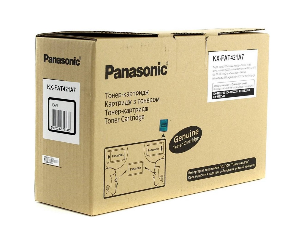 Заправка картриджа Panasonic KX-FAT421A7 для принтеров Panasonic