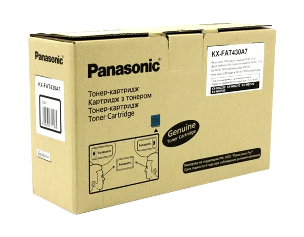 Заправка картриджа Panasonic KX-FAT430A7 для принтеров Panasonic