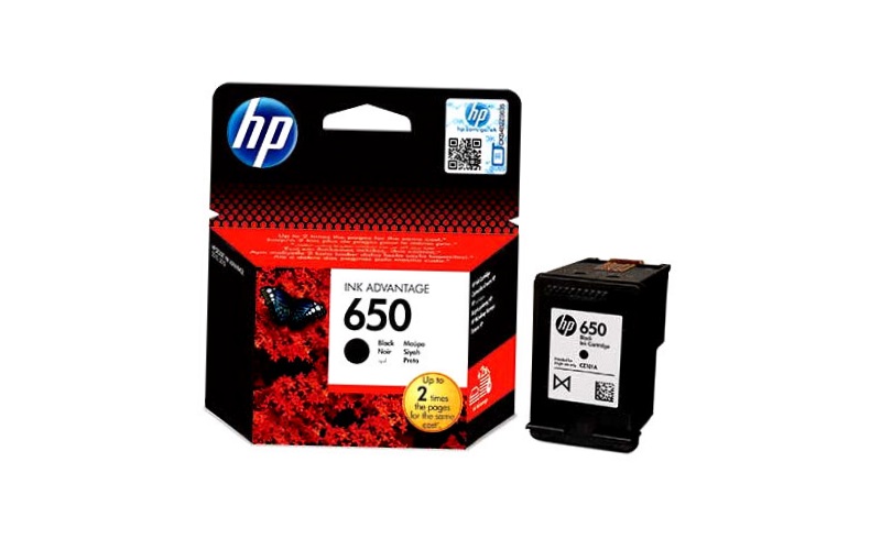 Заправка черного картриджа HP 650 (CZ101AE)